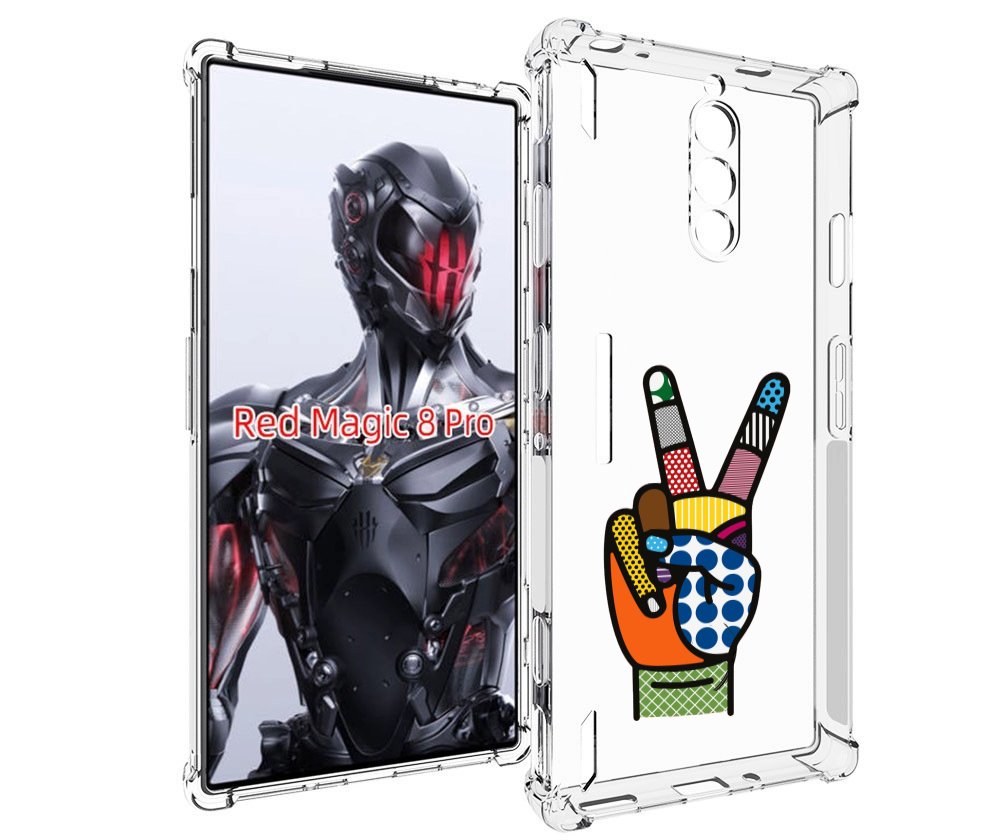 

Чехол MyPads йоу пальчики для ZTE Nubia Red Magic 8 Pro / Red Magic 8 Pro Plus, Tocco