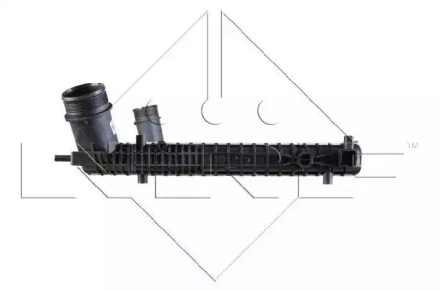 

NRF 30316 интеркулер Audi A3 8P1 2.0TDi 16V quattro 04> NRF 30316