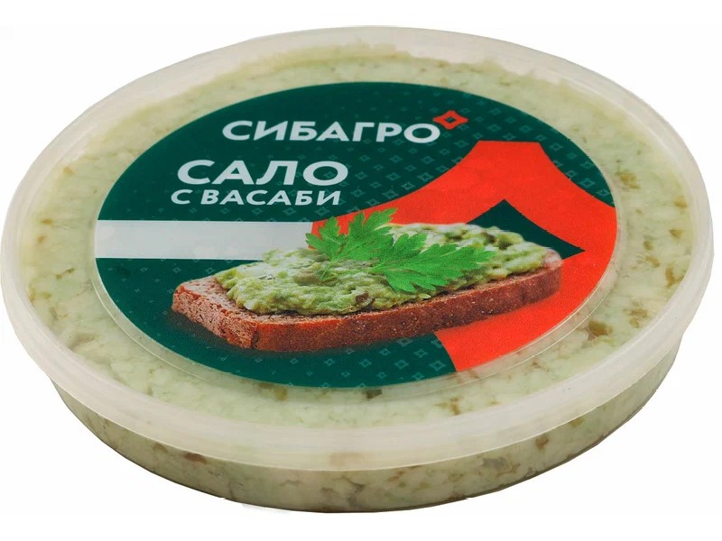 

Сало засоленное Сибагро с васаби 150 г