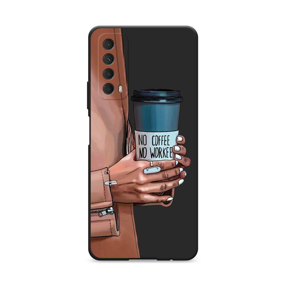 

Чехол Awog на Huawei P Smart 2021 "No coffee", Разноцветный, 6104752-1