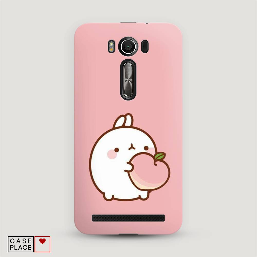 фото Чехол awog "кролик с персиком" для asus zenfone 2 laser ze500kl