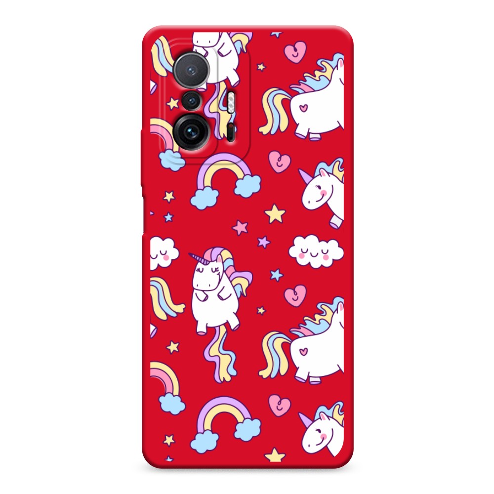 

Матовый силиконовый чехол "Sweet unicorns dreams" на Xiaomi Mi 11T Pro, Sweet unicorns dreams