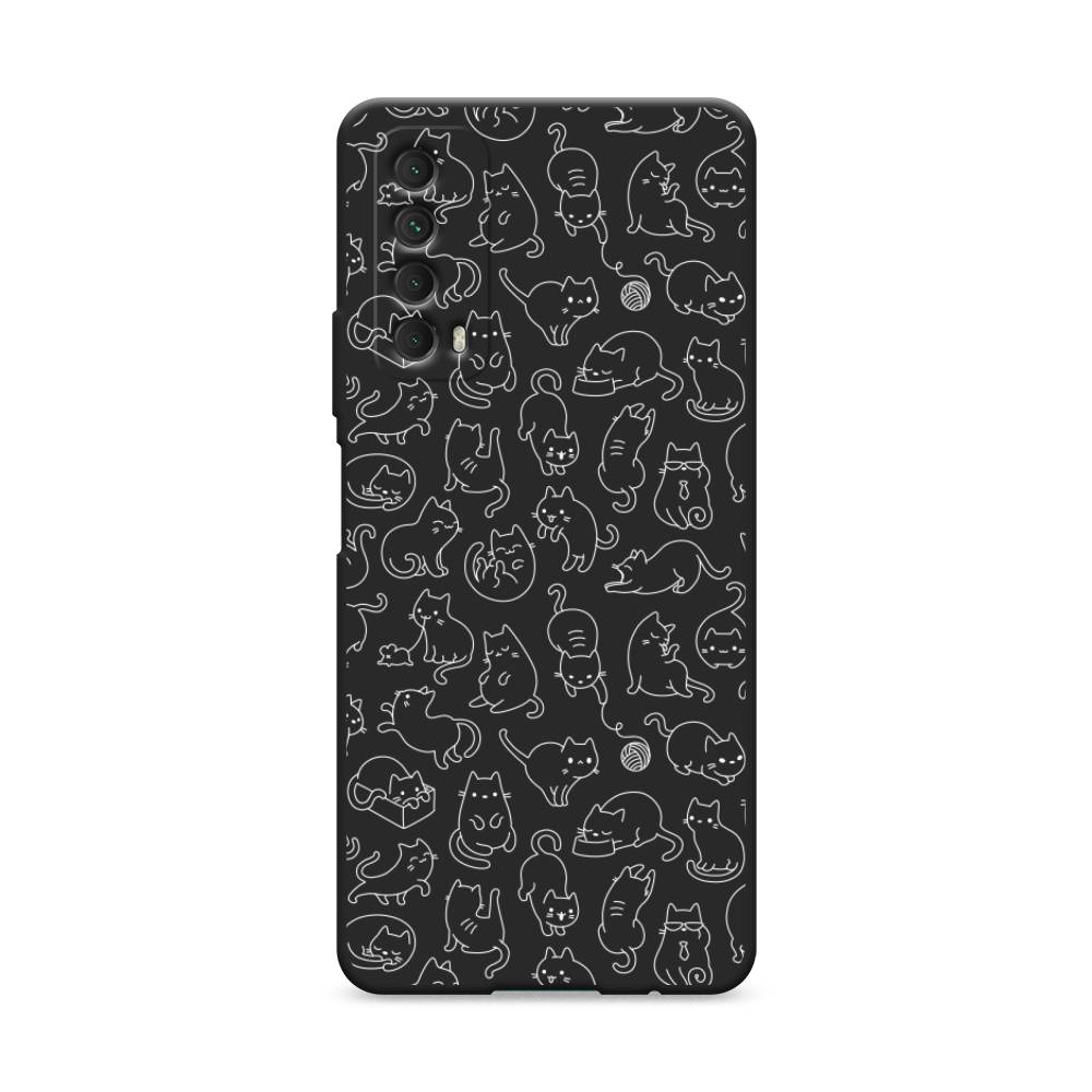 

Чехол Awog на Huawei P Smart 2021 "Шкодливые котики", Разноцветный, 6104752-1