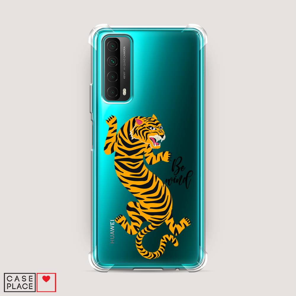 

Чехол Awog на Huawei P Smart 2021 "Tiger be wind", Разноцветный