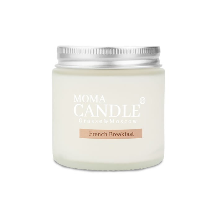Аромасвеча Momacandle в банке из матового стекла French Breakfast, 120 г