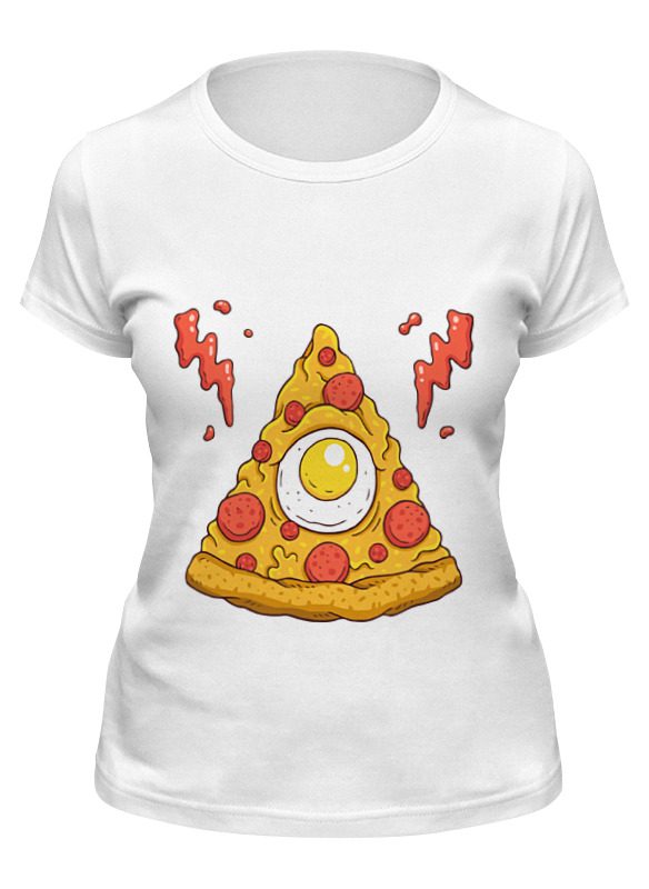 

Футболка женская Printio Кусочек пиццы (pizza) белая XL, Белый, Кусочек пиццы (pizza)
