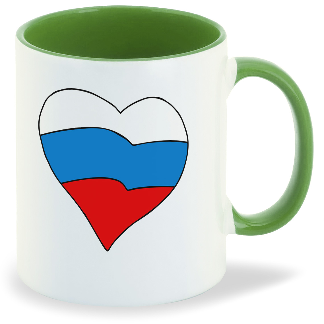 

Кружка CoolPodarok Илюстрация. Флаг России, Илюстрация. Флаг России