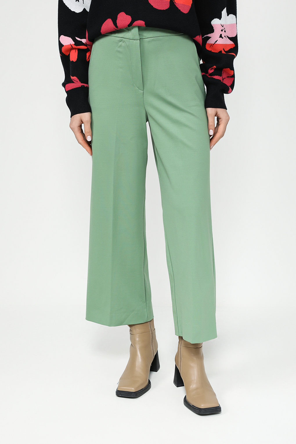 Брюки женские Emme 2415781011200 зеленые XL