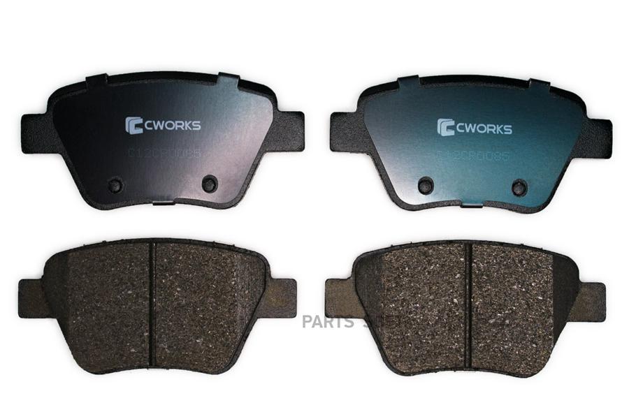 

Тормозные Колодки Задние (Low Metallic) Cworks C12cr0085 CWORKS C12CR0085