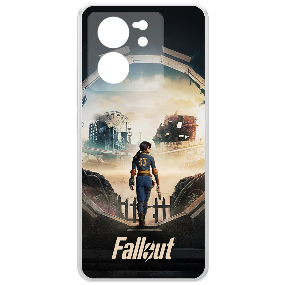 

Чехол-накладка Krutoff Clear Case Фоллаут (Fallout) - Убежище 33 для Xiaomi 13T, Прозрачный