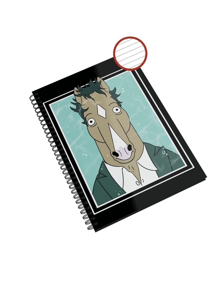 

Блокнот СувенирShop "BoJack Horseman/Конь БоДжек" NP-MUBH6-A4/3 A4 48 листов в линейку, NP-MUBH6-A4/3