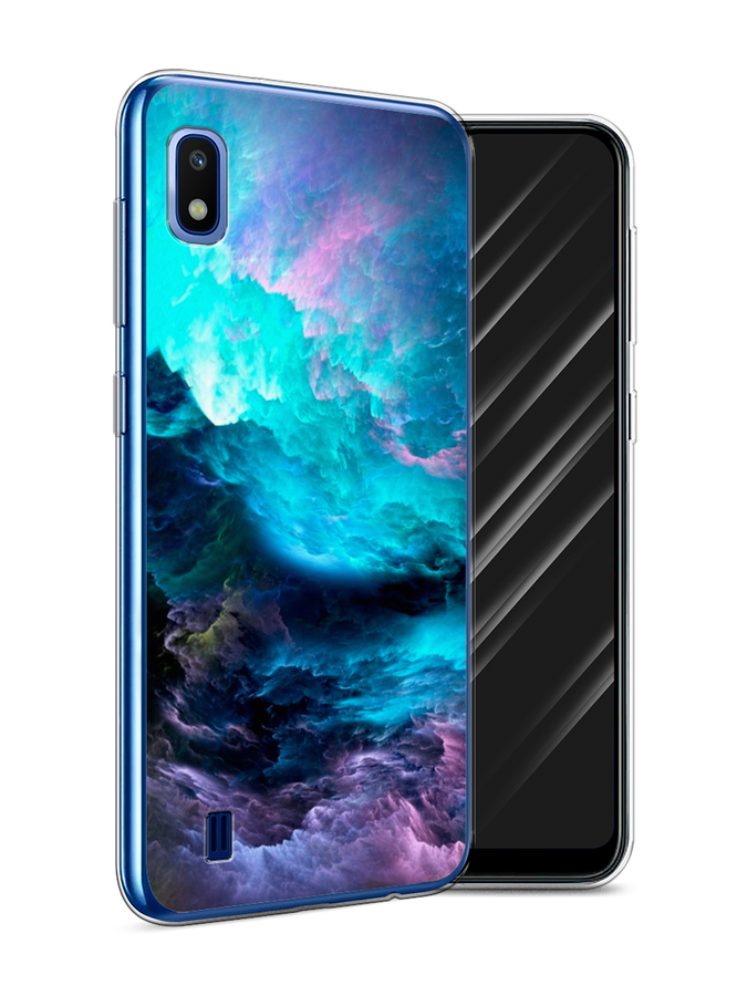 

Чехол Awog на Samsung Galaxy A10 "Бирюзовое небо", Разноцветный, 27950-4