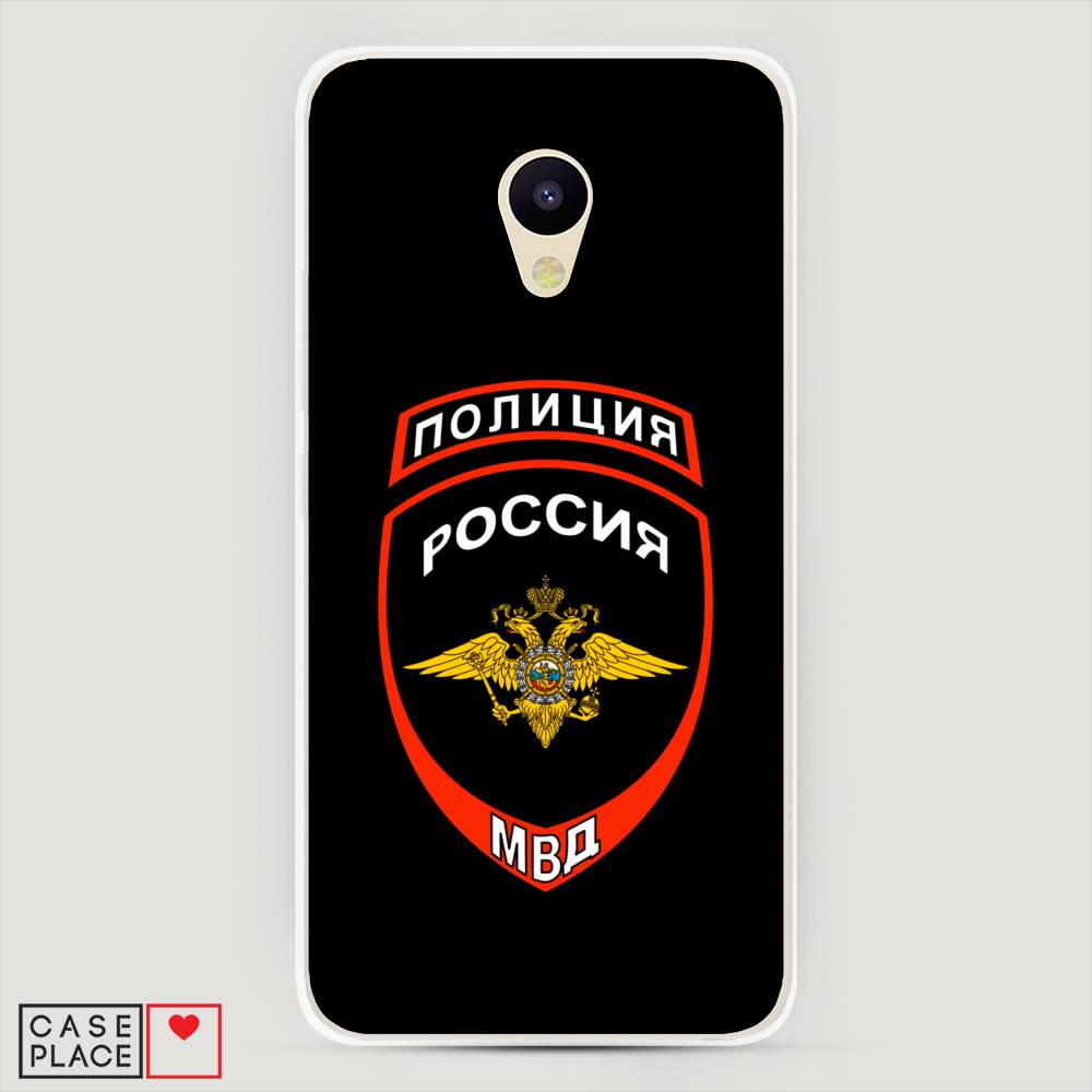 

Чехол Awog на Meizu M5 "Полиция шеврон", Черный;красный;белый, 70750-5
