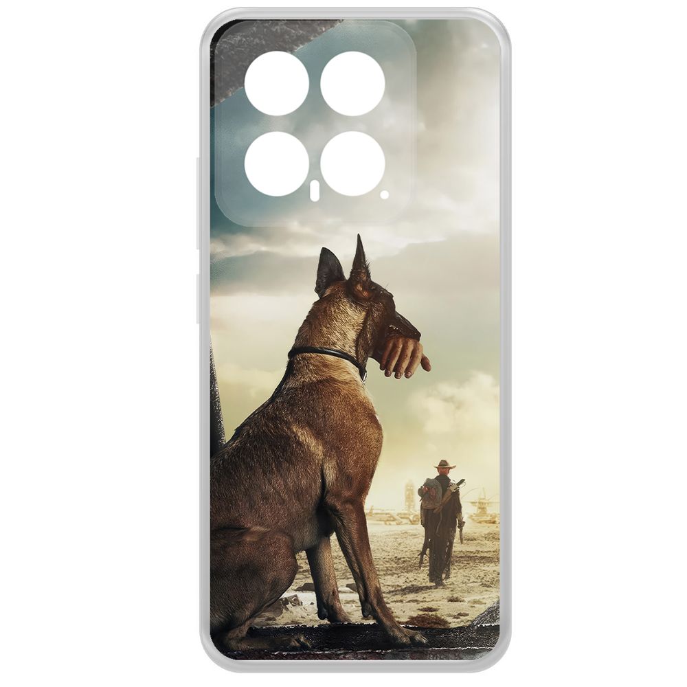 

Чехол-накладка Krutoff Clear Case Фоллаут (Fallout) - Псина для Xiaomi 14, Прозрачный