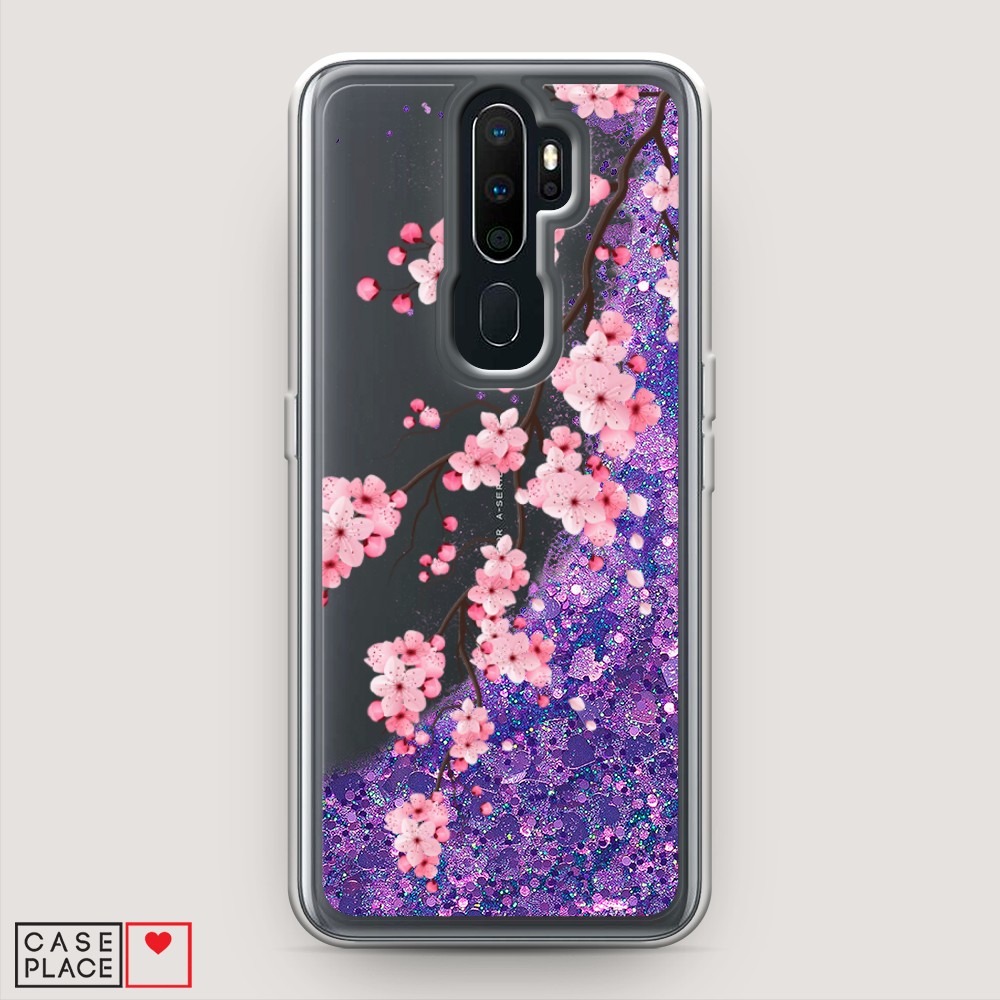 

Чехол Awog на Oppo A5/A9 2020 "Розовая сакура", Разноцветный, 251992-1