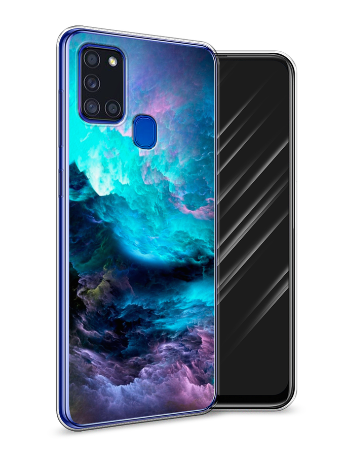

Чехол Awog на Samsung Galaxy A21s / Самсунг A21s "Бирюзовое небо", Разноцветный, 2100250-4