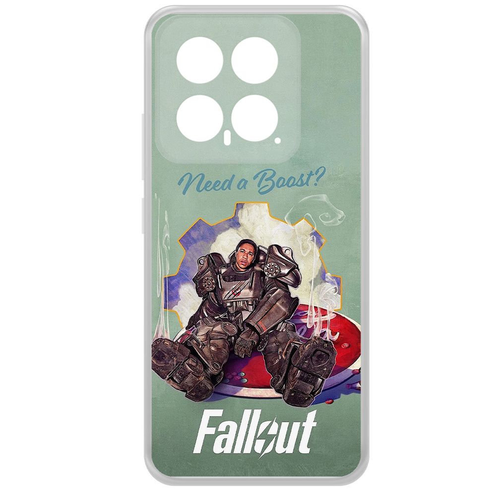 

Чехол-накладка Krutoff Clear Case Фоллаут (Fallout) - Нужно ускорение для Xiaomi 14, Прозрачный