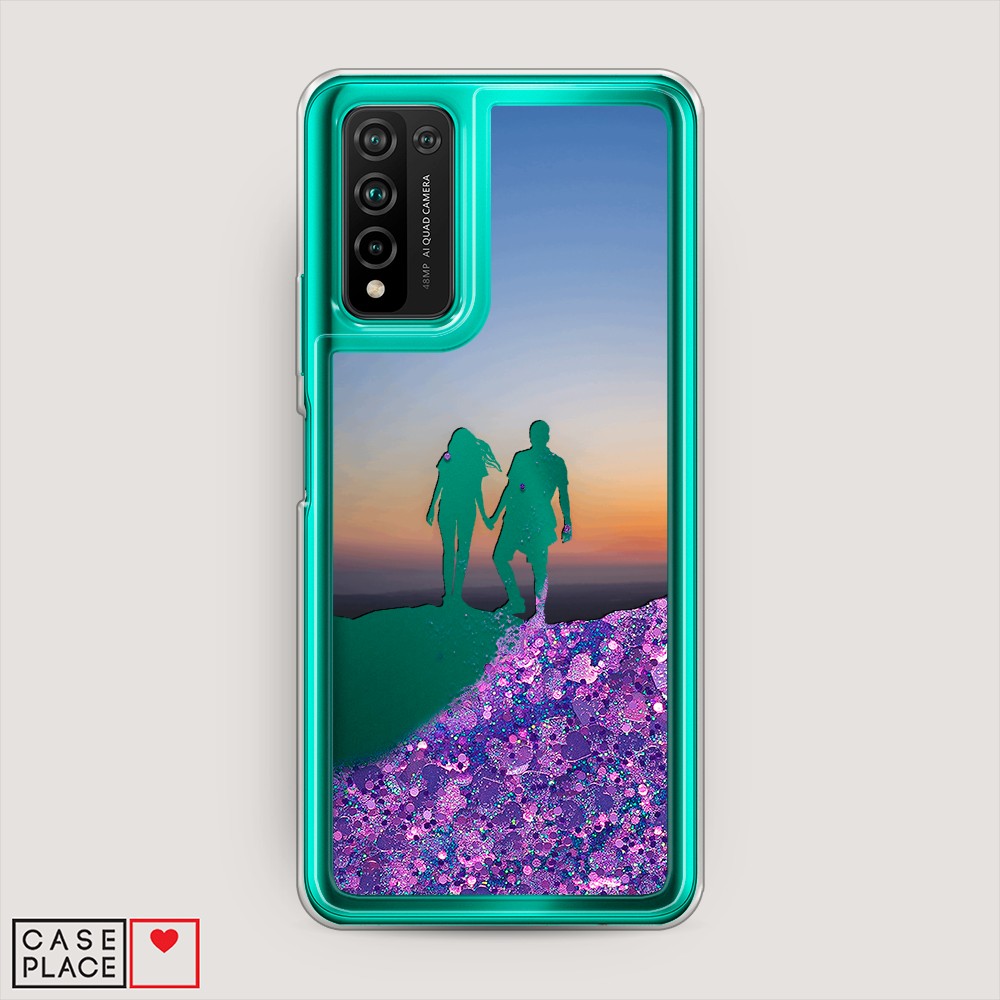 

Чехол Awog на Honor 10X Lite "Пара на краю света", Разноцветный, 6104692-1
