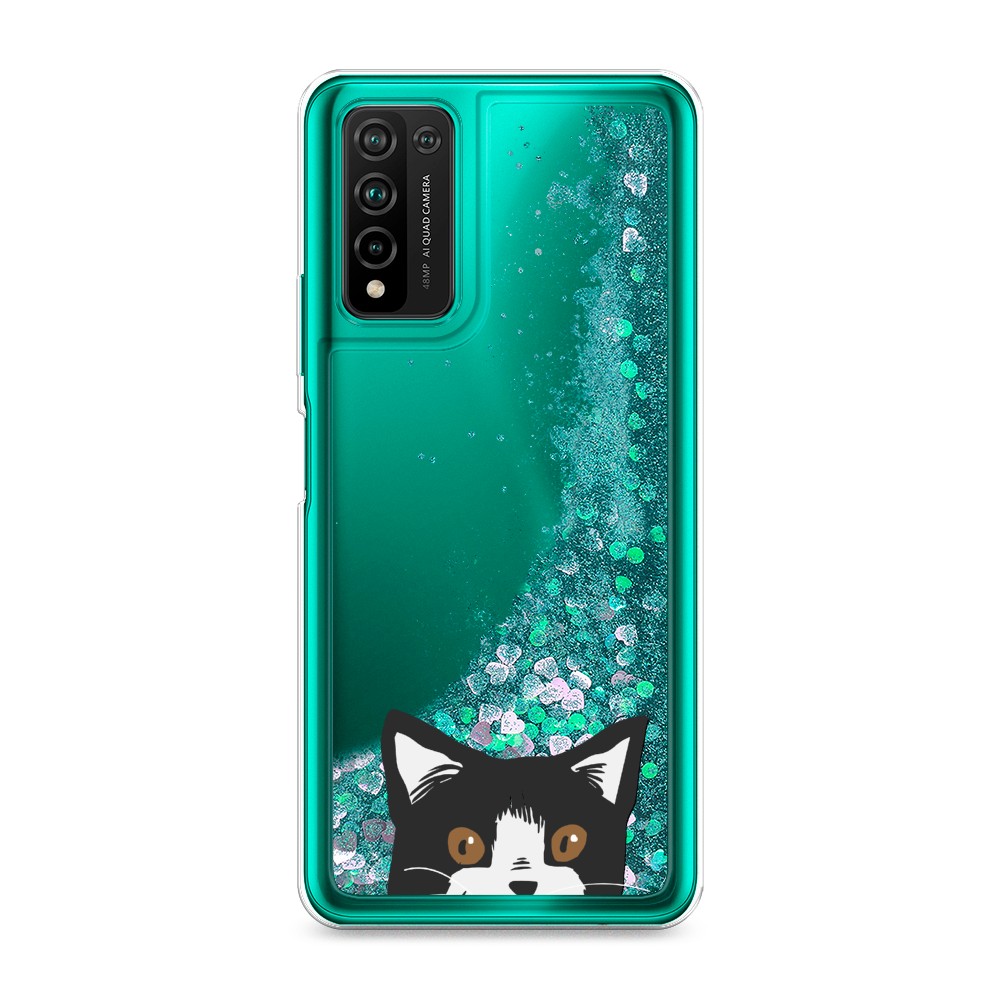 

Чехол Awog "Подглядывающий кот" на Honor 10X Lite, 6104695-1