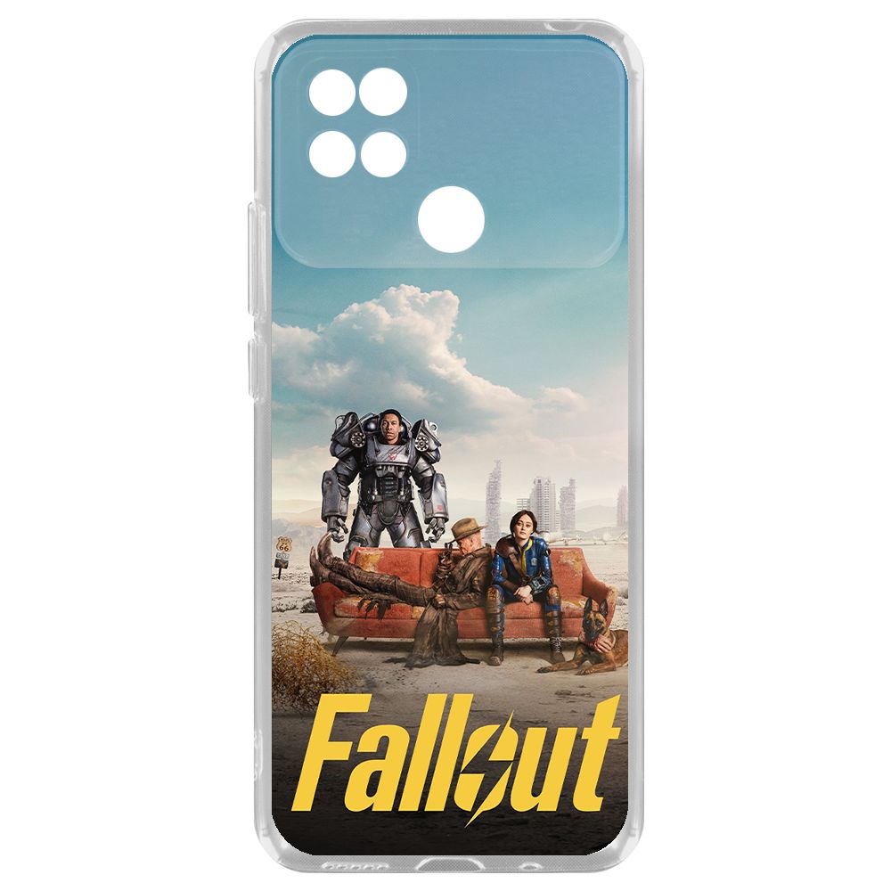 

Чехол-накладка Krutoff Clear Case Фоллаут (Fallout) - Постер для Xiaomi Poco C40, Прозрачный