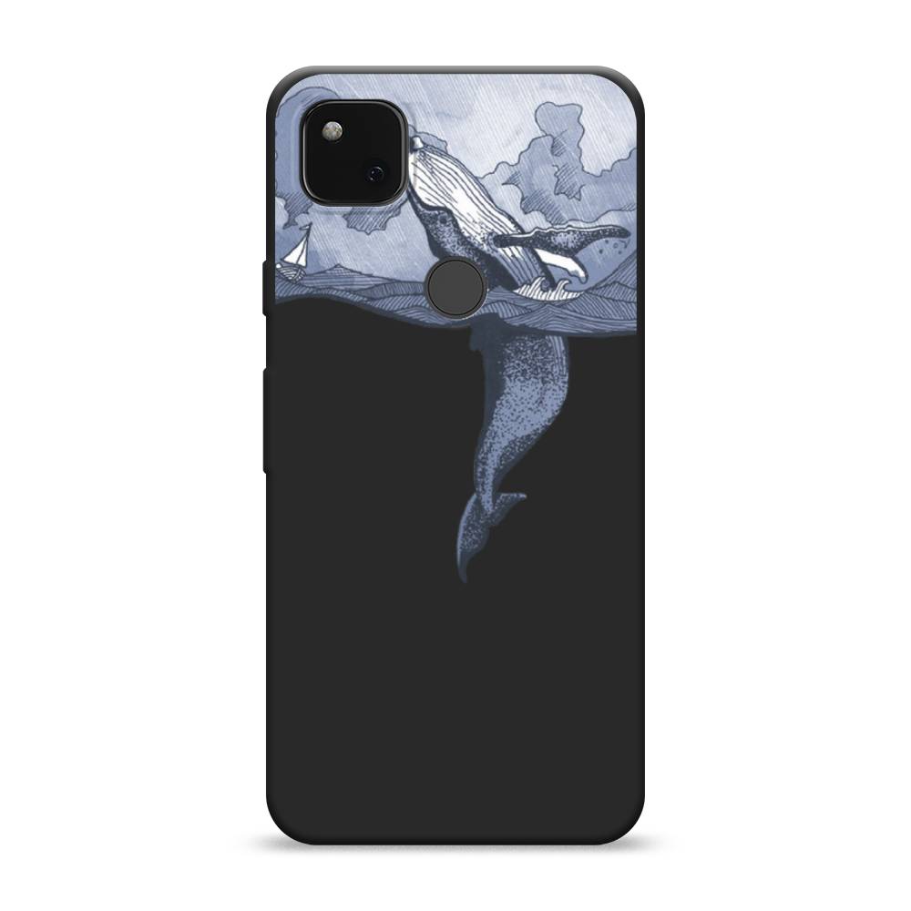 

Матовый силиконовый чехол "Два измерения" на Google Pixel 4A