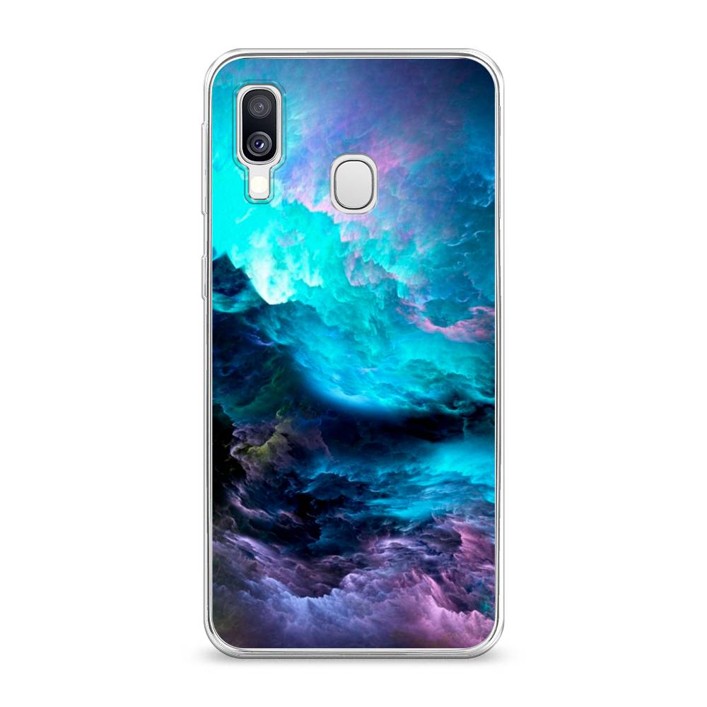 

Чехол Awog на Samsung Galaxy A40 "Бирюзовое небо", Разноцветный, 28050-4
