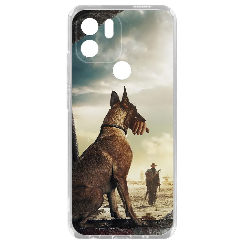 

Чехол-накладка Krutoff Clear Case Фоллаут (Fallout) - Псина для Xiaomi Poco C51, Прозрачный