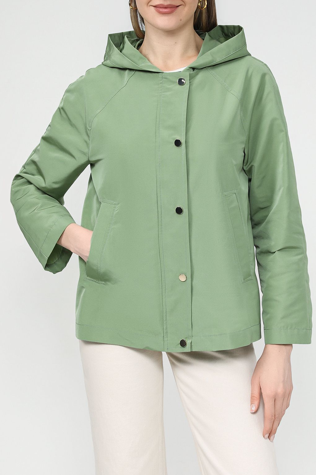 Куртка женская Emme 2415021021200 зеленая 40 EU