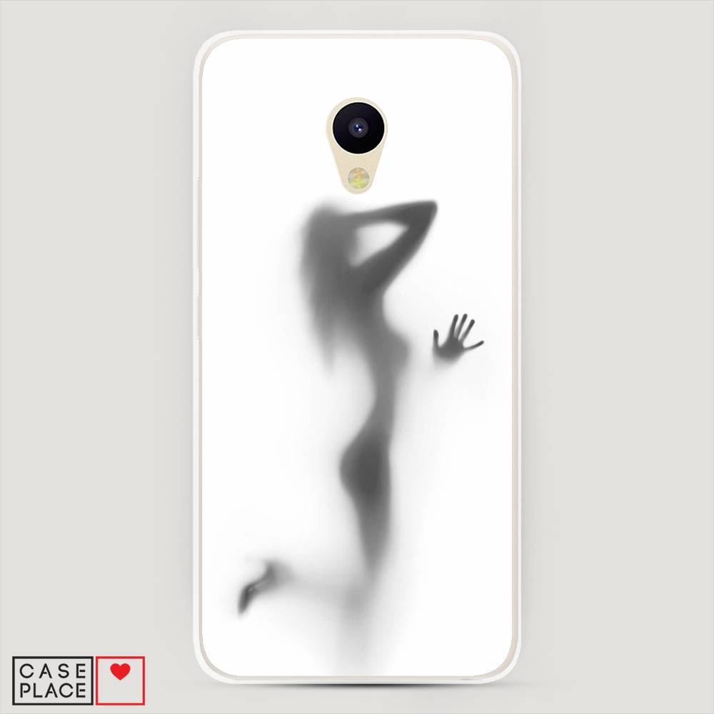 

Чехол Awog на Meizu M5 "Стекло в душе", Белый;серый;черный, 70750-7