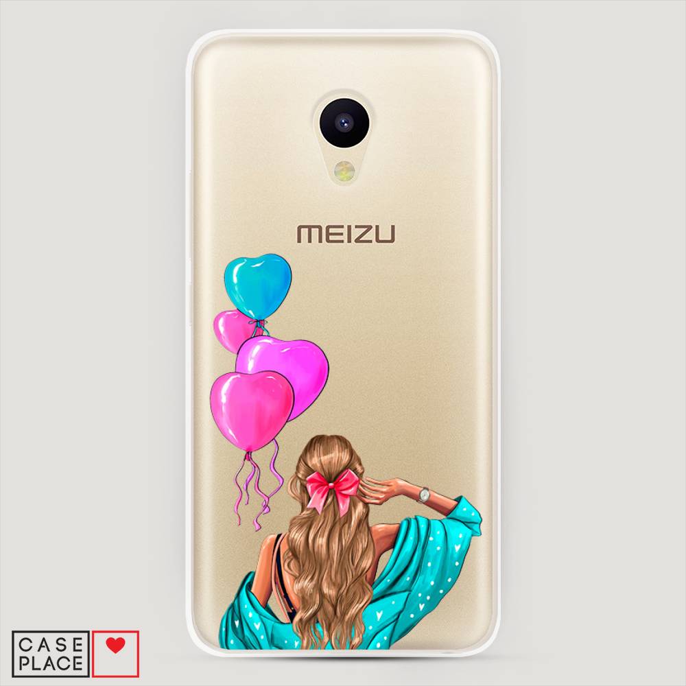 

Чехол Awog на Meizu M5 "День Рождения", Голубой;розовый;бежевый, 70750-7