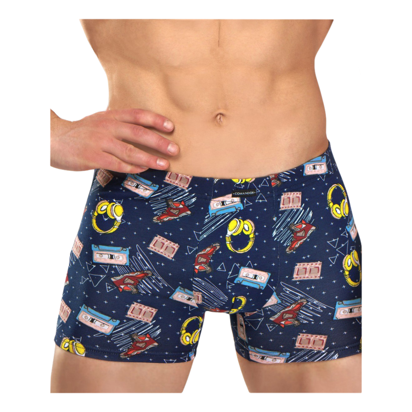 

Трусы мужские Comandor синие 3XL