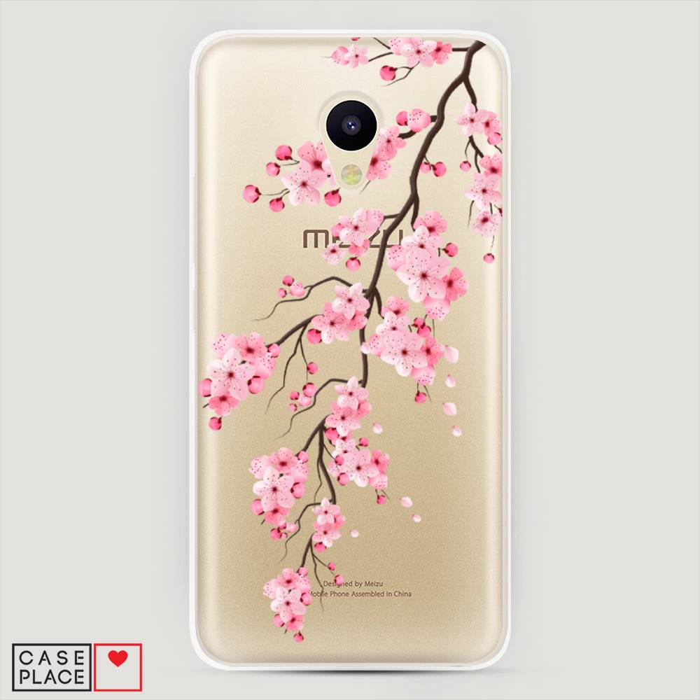 

Чехол Awog на Meizu M5 "Розовая сакура", Розовый;коричневый, 70750-8