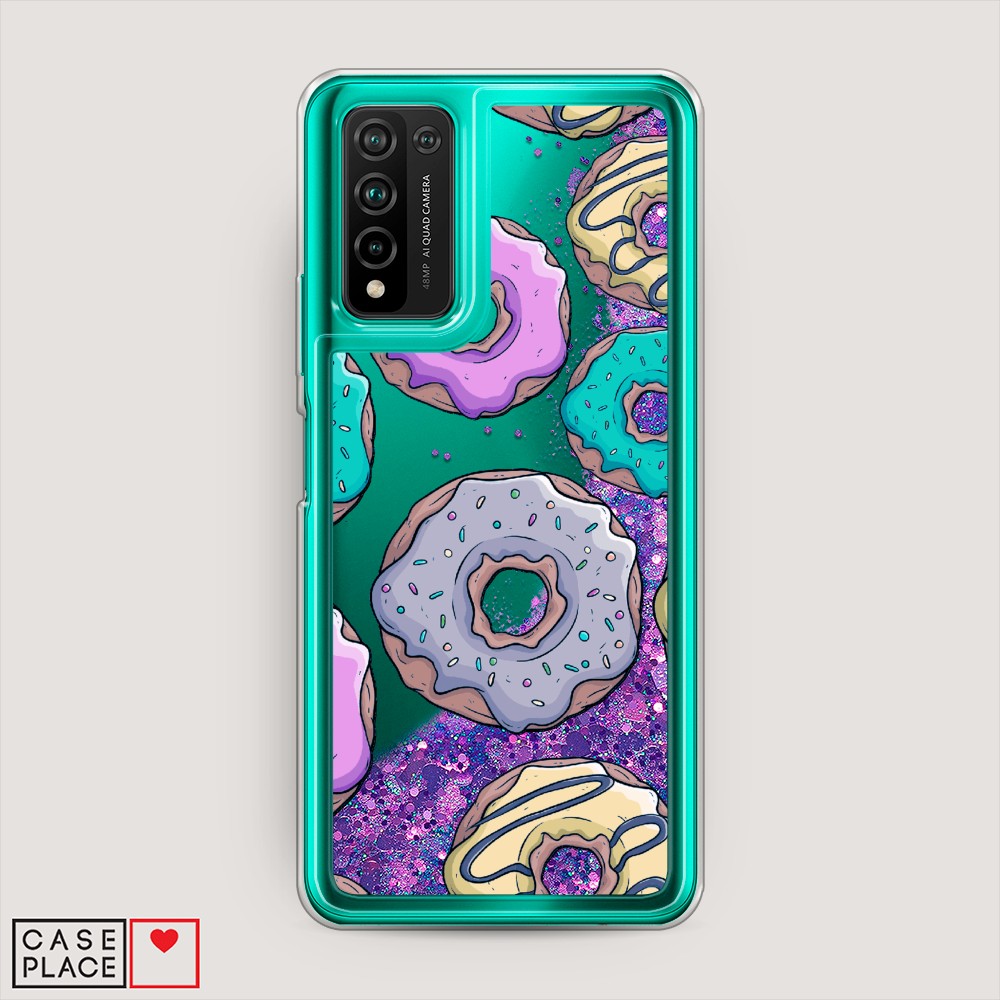 фото Силиконовый чехол "звездочки графика белая" на zte red magic 5s awog