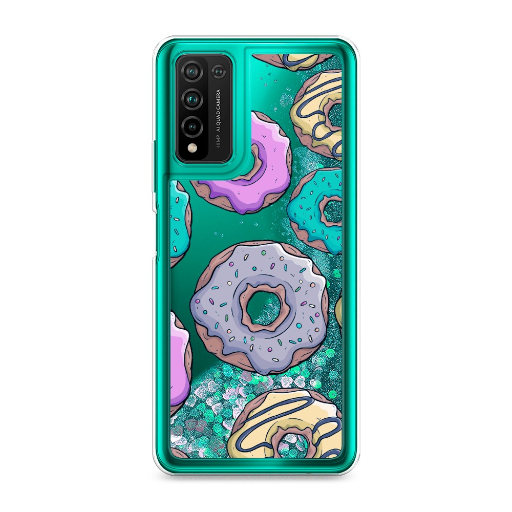 

Чехол Awog "Разноцветные пончики в глазури 2" на Honor 10X Lite, 6104695-1