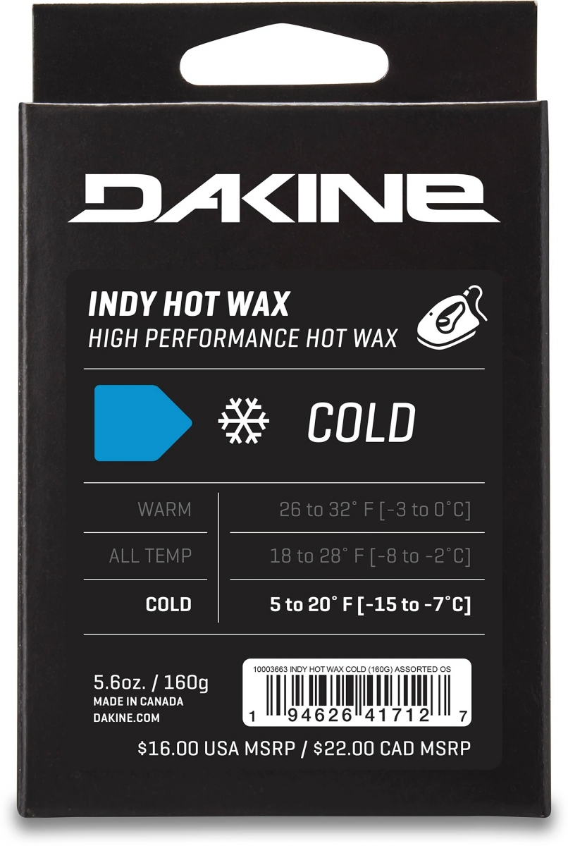 Парафин, ниже -7 DK INDY HOT WAX COLD 160гр