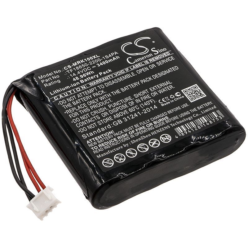 

Аккумулятор CameronSino CS-MRK100XL для Marshall Kilburn (TF18650-2200-1S4PA) 3400mah, для Marshall Kilburn (TF18650-2200-1S4PA)