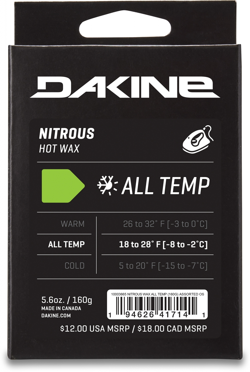 Парафин универсальный Dakine NITROUS ALL TEMP WAX 160гр