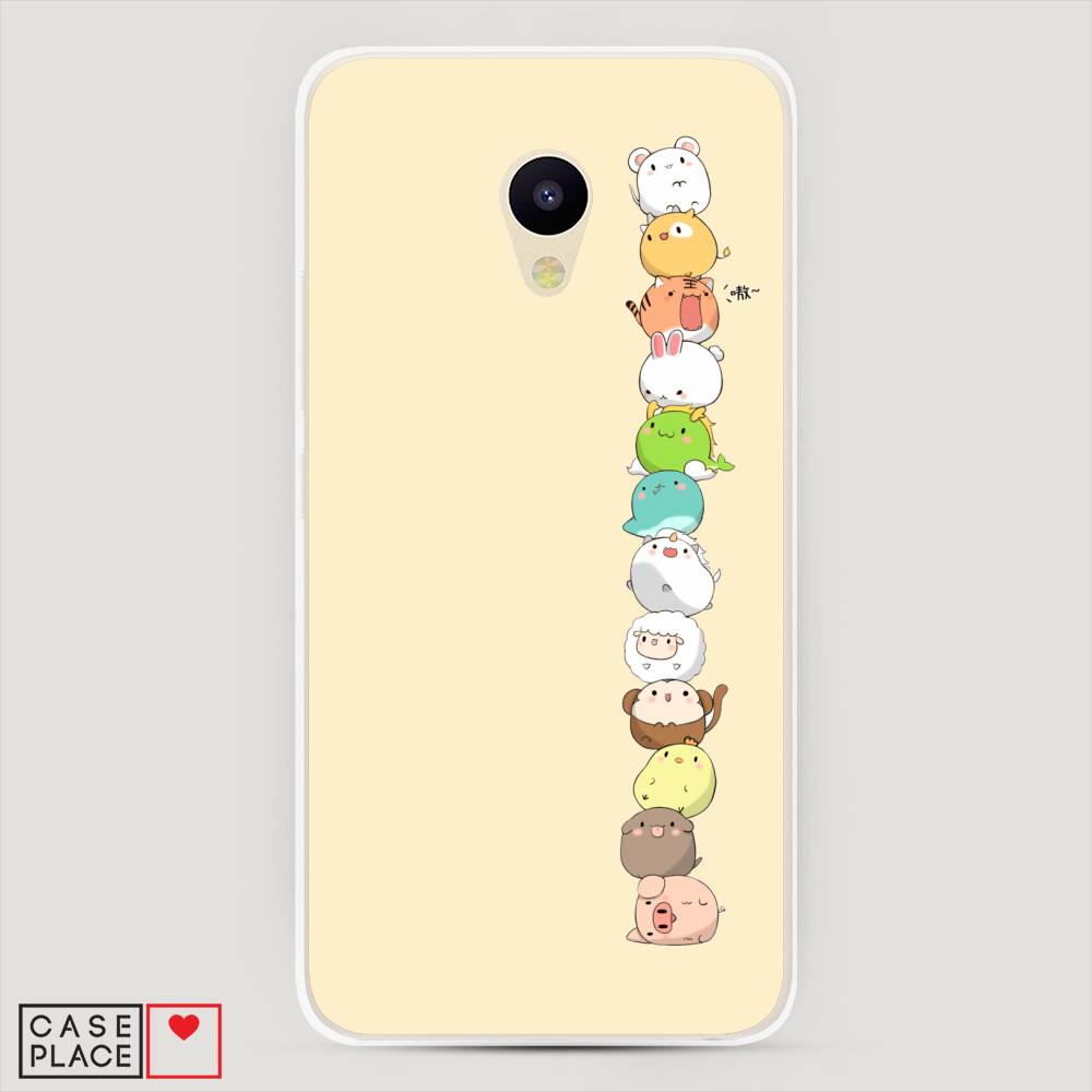 

Чехол Awog на Meizu M5 "Питомцы Чиби", Желтый, 70750-2