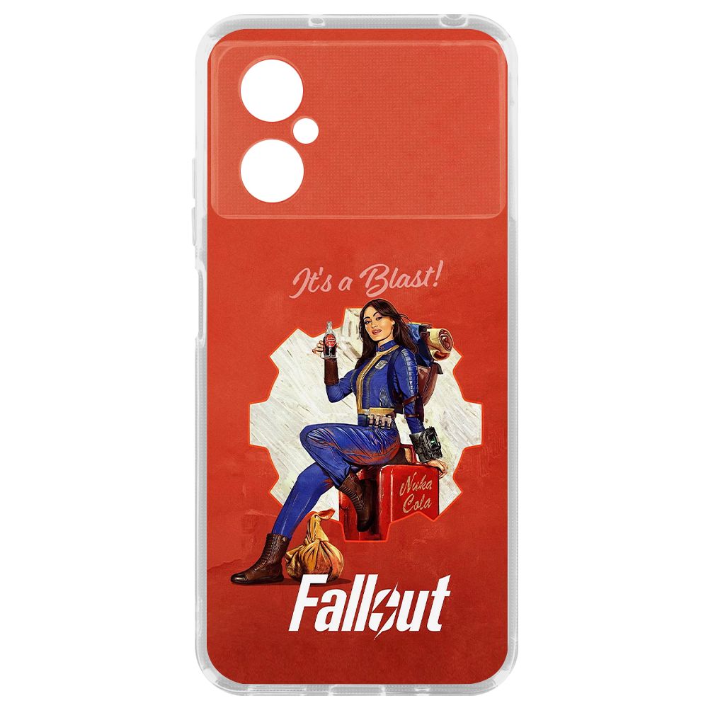 

Чехол-накладка Krutoff Clear Case Фоллаут (Fallout) - Это взрыв! для Xiaomi Poco M4 5G, Прозрачный