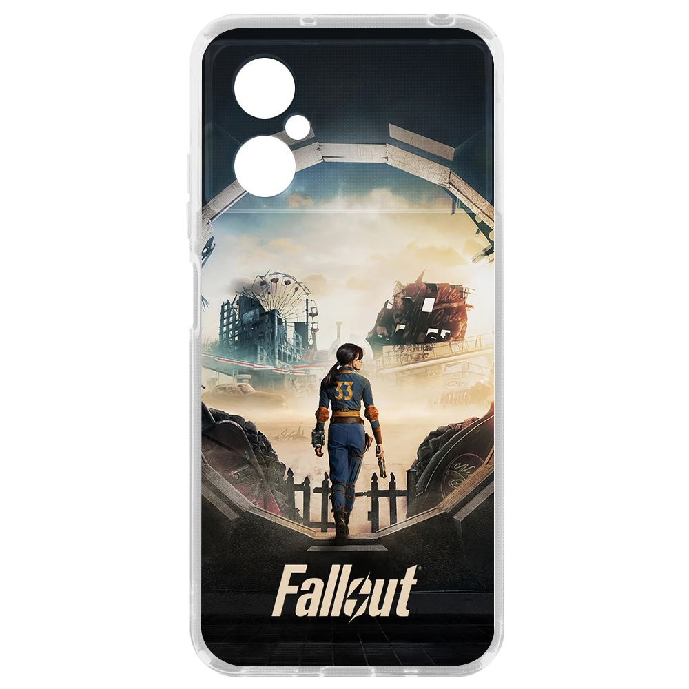 

Чехол-накладка Krutoff Clear Case Фоллаут (Fallout) - Убежище 33 для Xiaomi Poco M4 5G, Прозрачный