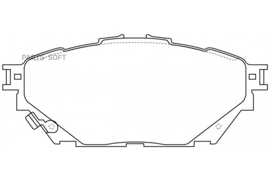 

Тормозные колодки SB Nagamochi дисковые BP23001