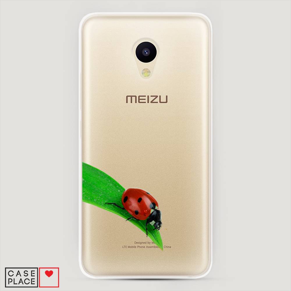 

Чехол Awog на Meizu M5 "На счастье", Белый;красный;зеленый, 70750-1