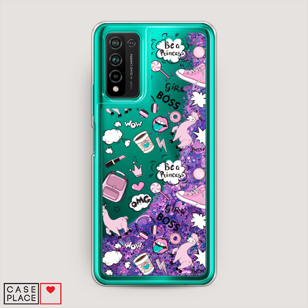 

Чехол Awog на Honor 10X Lite "Стильная лама", Разноцветный, 6104692-1