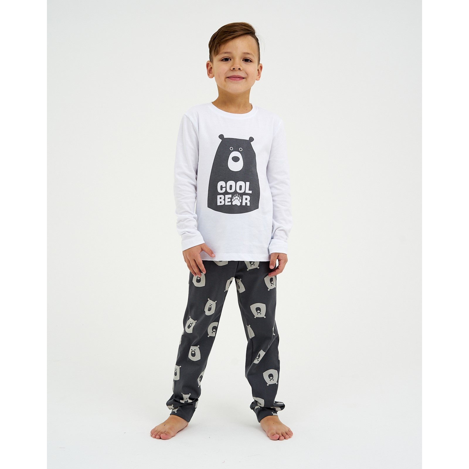 

Пижама детская KAFTAN Bear, белый, 98, Bear