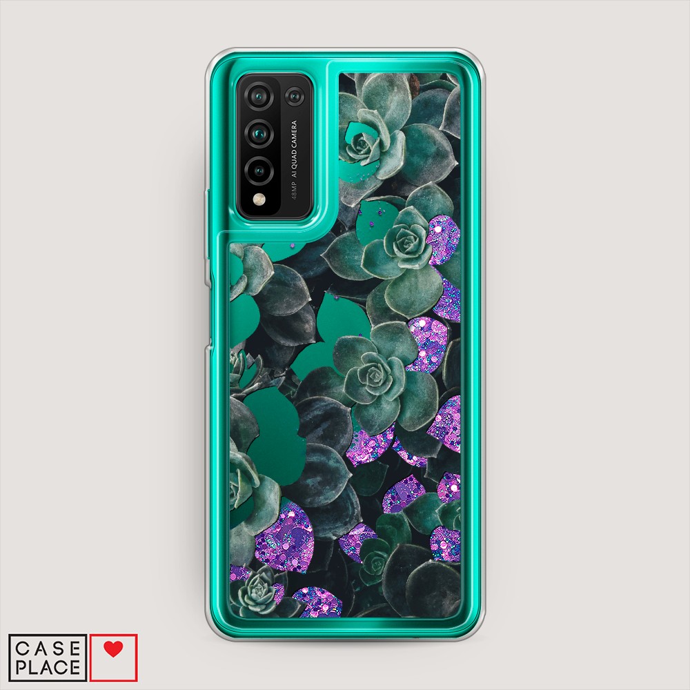 

Чехол Awog на Honor 10X Lite "Сукуленты цветные", Разноцветный, 6104692-1