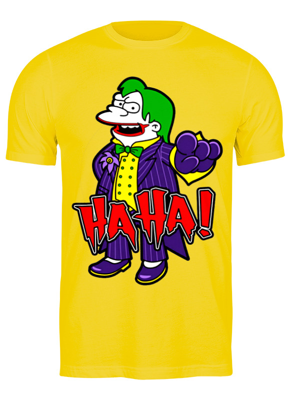 

Футболка мужская Printio Haha! желтая 2XL, Haha!