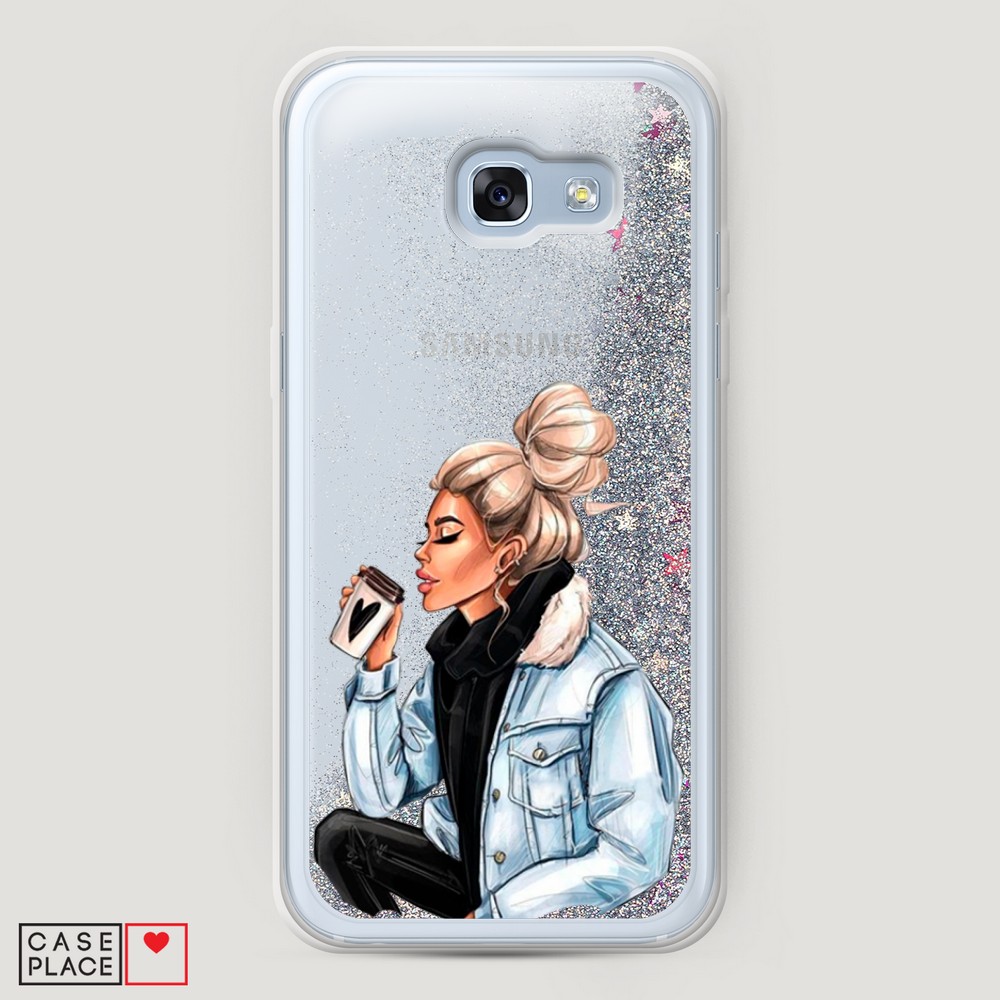 

Чехол Awog на Samsung Galaxy A5 2017 / Самсунг A5 2017 "Cute girl", Разноцветный, 20691-1