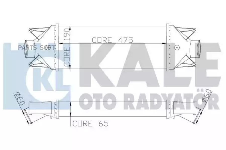 

347200 Интеркулер Iveco Daily 99-06 KALE 347200