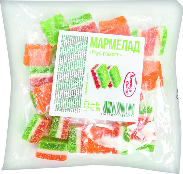 

Мармелад Простой Выбор Вкус радости 300 г
