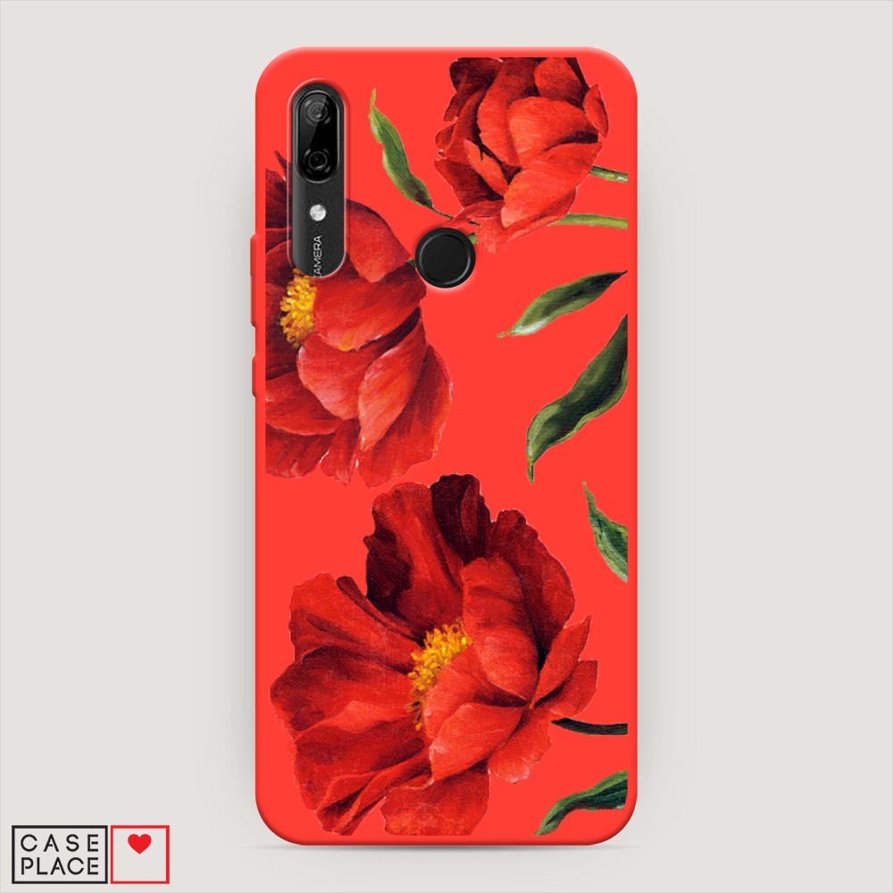 

Чехол Awog на Huawei P Smart Z/Honor 9X/9X Premium/Y9 Prime 2019 "Красные маки", Разноцветный, 69453-1